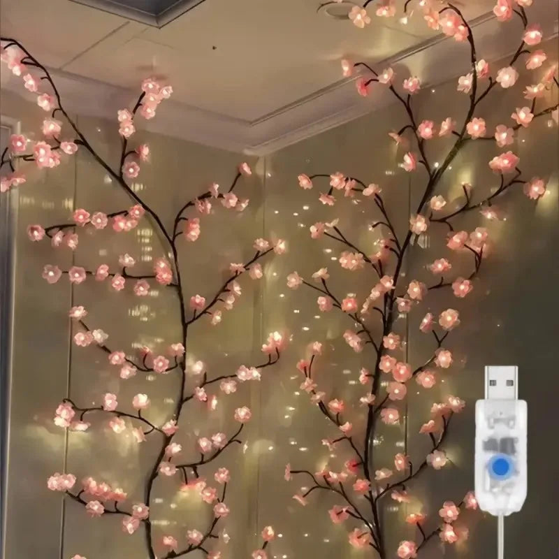 LED Cherry Blossom Branch Lights – Flexible Decorative Lighting