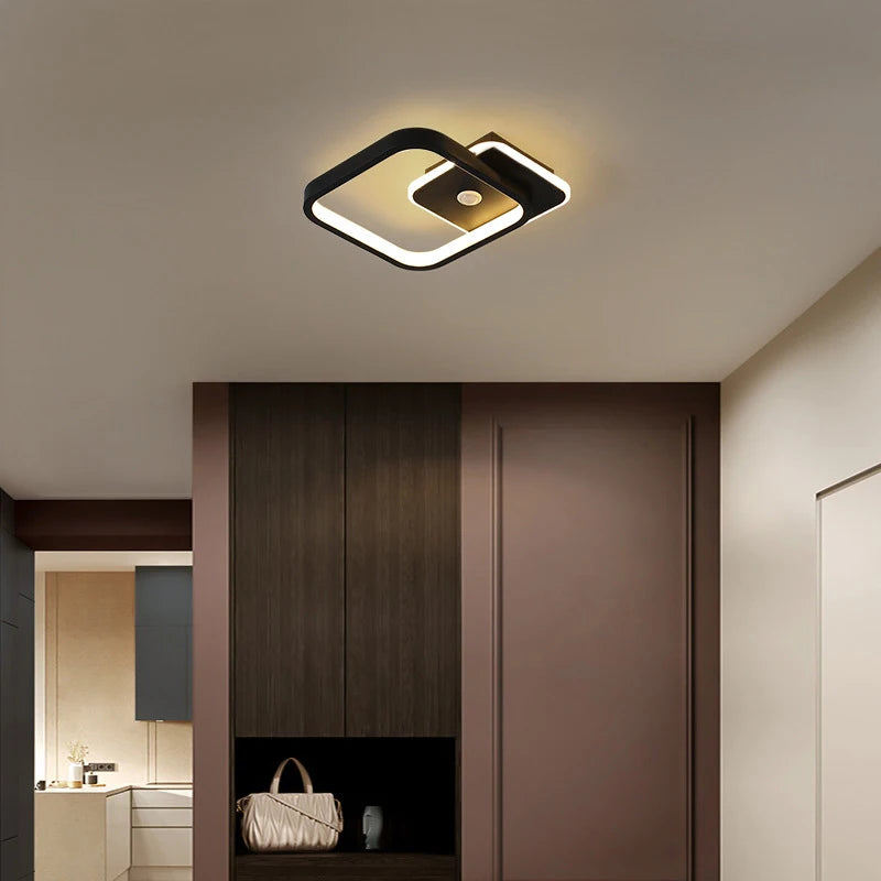 Motion Sensor LED Ceiling Light | PIR Auto On/Off | 9W 14W 16W | Indoor Flush Mount Lamp for Bedroom, Hallway, Corridor & Entryway