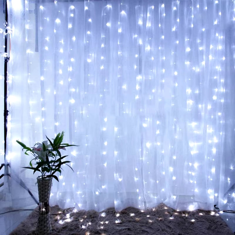 USB Festoon Fairy String Lights – Warm Garland Curtain Light for Home Decor
