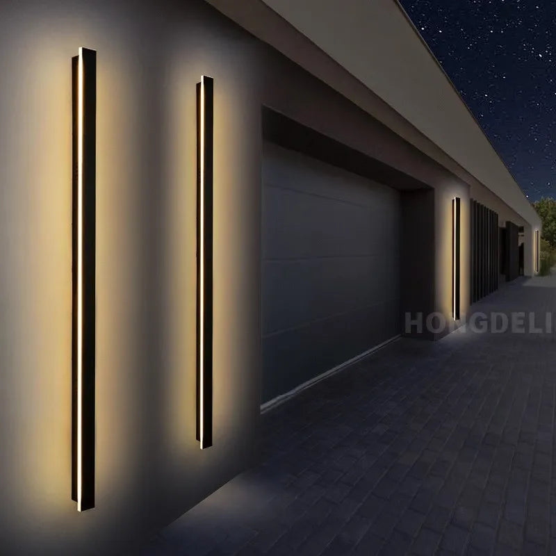Modern Waterproof LED Outdoor Wall Light – IP65 Aluminum