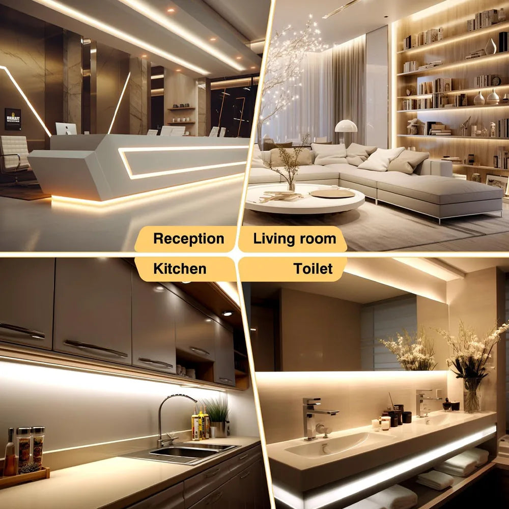 Premium COB LED Strip Light – High Density Dual White