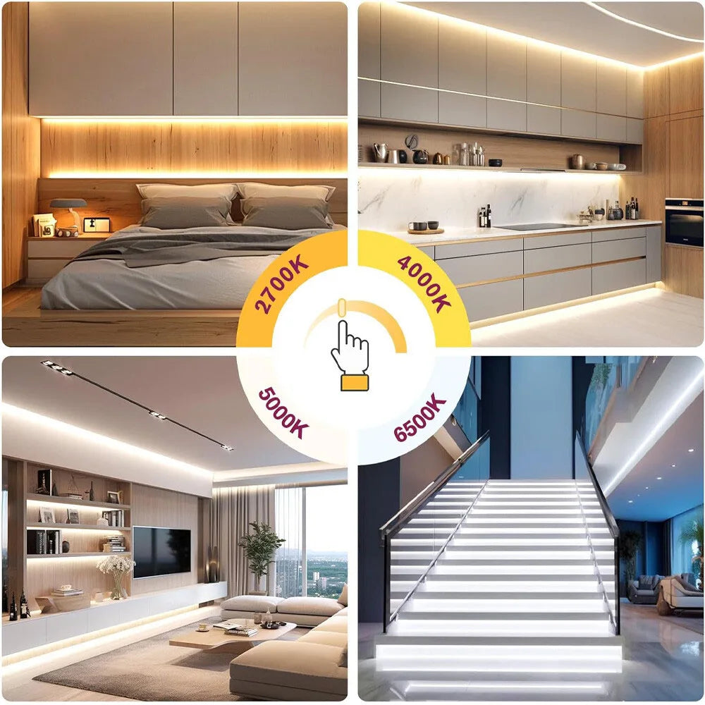 Premium COB LED Strip Light – High Density Dual White