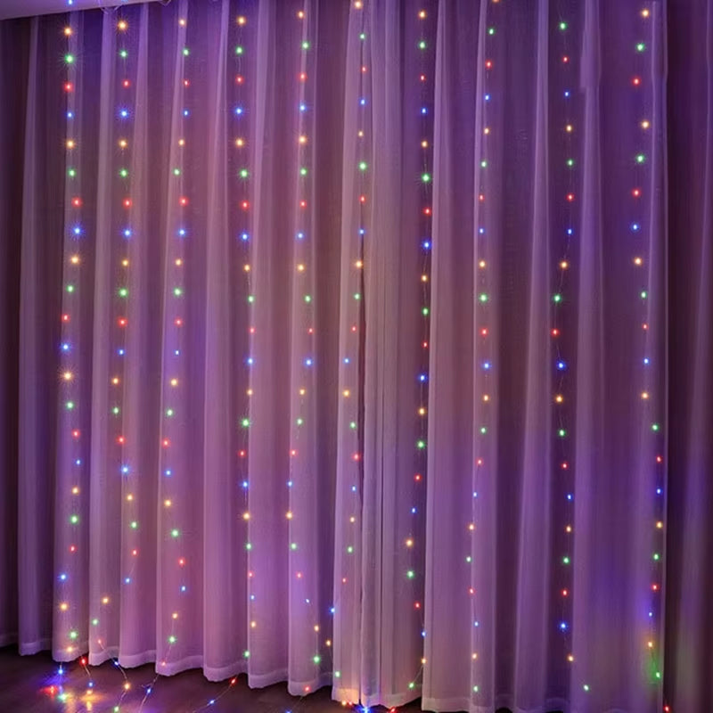 USB Festoon Fairy String Lights – Warm Garland Curtain Light for Home Decor