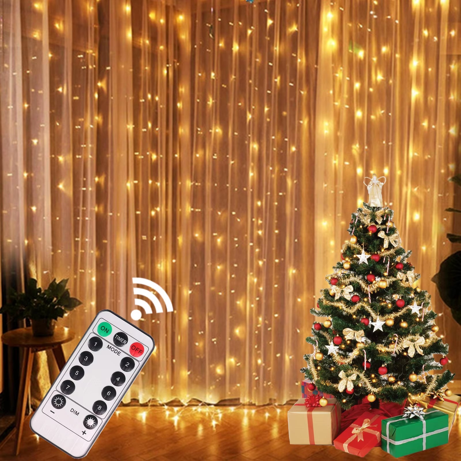 USB Festoon Fairy String Lights – Warm Garland Curtain Light for Home Decor