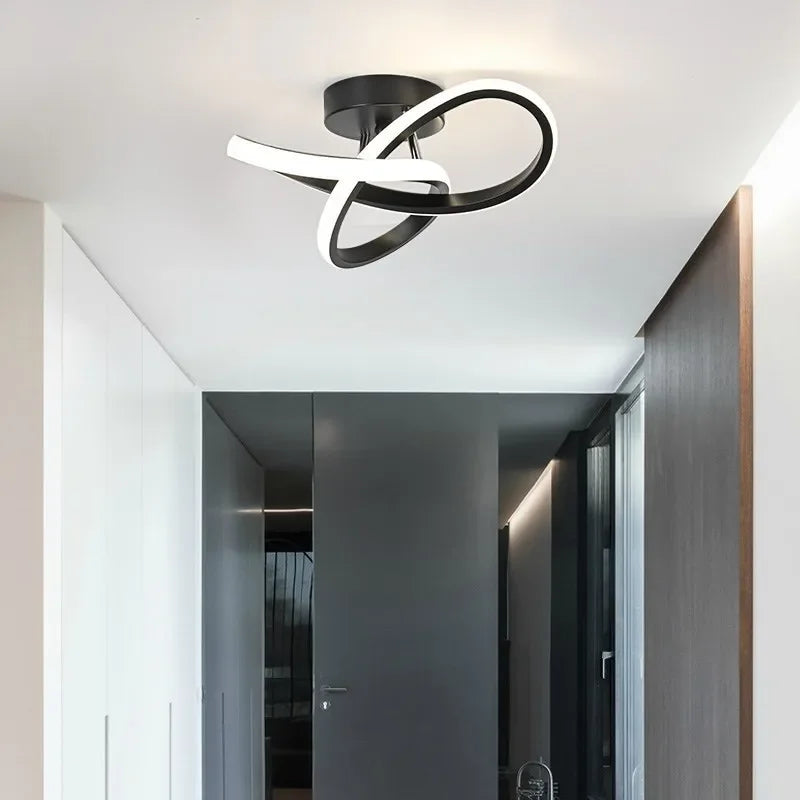 Modern Nordic LED Ceiling Light – Flush Mount Surface Panel | Slim Design for Bedroom, Living Room, Hallway, Corridor & Balcony